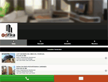 Tablet Screenshot of edifikainmobiliaria.com